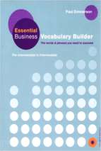 Essential buisiness vocabulary builder