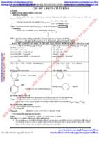 Tài liệu ôn thi thpt quốc gia môn hóa học   phần hữu cơ 12 (chương trình chuẩn) năm học 2017 2018