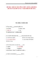 đề thi + đáp án thi công chức tiếng anh tỉnh quảng ngãi 2017 full + giải thích chi tiết