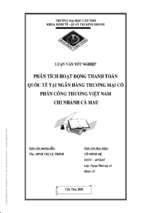 Luận văn phân tích hoạt động thanh toán quốc tế tại ngân hàng thương mại cổ phần công thương việt nam chi nhánh cà mau, luận văn tốt nghiệp đại học, thạc sĩ, đồ án,tiểu luận tốt nghiệp