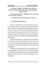 Chuyên đề một số giải pháp nâng cao chất lượng tín dụng trung dài hạn của ngân hàng công thương hoàn kiếm, luận văn tốt nghiệp đại học, thạc sĩ, đồ án,tiểu luận tốt nghiệp