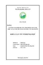 Giải pháp giảm nghèo bền vững theo hướng tiếp cận đa chiều trên địa tại xã lương phú   huyện phú bình   tỉnh thái nguyên