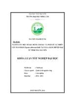 Nghiên cứu đặc điểm lâm học và phân bố tự nhiên cây Xoan đào (Pygeum arboreum Endl) tại xã La Bằng - huyện Đại Từ - tỉnh Thái Nguyên