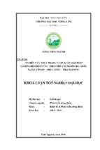 Nghiên cứu thực trạng và đề xuất giải pháp giảm nghèo bền vững theo tiêu chí nghèo đa chiều tại xã yên đổ – phú lương – thái nguyên