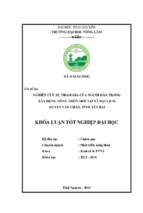 Nghiên cứu sự tham gia của người dân trong xây dựng nông thôn mới tại xã đại lịch   huyện văn chấn   tỉnh yên bái