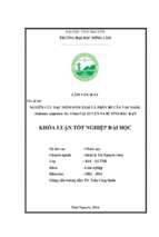 Nghiên cứu đặc điểm sinh thái và phân bố rừng vầu đắng tai huyện na rì   tỉnh bắc kạ