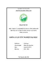 Thực trạng và giải pháp xây dựng mô hình nông thôn mới trên địa bàn xã hoành sơn   huyện giao thủy   tỉnh nam định