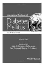 International textbook of diabetes mellitus