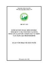 đánh giá một số đặc điểm sinh học tinh dịch và thụ tinh nhân tạo bằng tinh cọng rạ đến dê cái động dục tự nhiên và sử dụng liệu pháp hormone