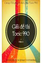 Giải đề thi  toeic 990 phần 2