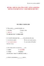 đề thi + đáp án thi công chức tiếng anh tỉnh quảng ngãi 2017 full + giải thích chi tiết