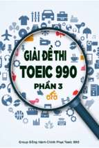 Giải đề thi  toeic 990 phần 3