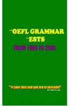 Trắc nghiệm ngữ pháp toefl PBT