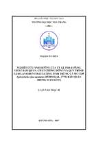 Nghiên cứu ảnh hưởng của tỷ lệ pha loãng, chất bảo quản, chất chống đông và quy trình làm lạnh đến chất lượng tinh trùng cá mú cọp epinephelus fuscoguttatus (forsskal, 1775) bảo quản trong nitơ lỏ