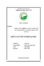 đánh giá sinh trưởng của rừng trồng quế tại thị trấn phố lu   huyện bảo thắng   tỉnh lào cai.