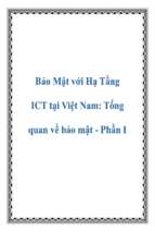 Bảo mật với hạ tầng ict tại việt nam_ tổng quan về bảo mật   phần i   luận văn, đồ án, đề tài tốt nghiệp