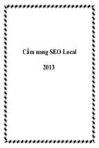 Cẩm nang seo local 2013   luận văn, đồ án, đề tài tốt nghiệp