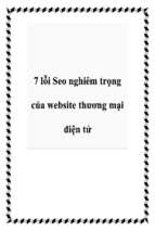 7 lỗi seo nghiêm trọng của website thương mại điện tử   luận văn, đồ án, đề tài tốt nghiệp