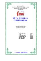 đề tài tiểu luận class diagram   hệ cơ sở dự liệu   luận văn, đồ án, đề tài tốt nghiệp