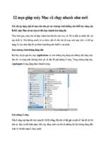 12 mẹo giúp máy mac cũ chạy nhanh như mới   luận văn, đồ án, đề tài tốt nghiệp