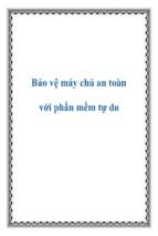 Bảo vệ máy chủ an toàn với phần mềm tự do   luận văn, đồ án, đề tài tốt nghiệp