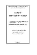 đề tài giải pháp ip multicast ứng dụng vào riêng ảo vnp   luận văn, đồ án, đề tài tốt nghiệp