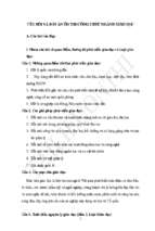 Câu hỏi và đáp án ôn thi công chức ngành giáo dục