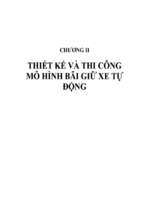 đề tài thiết kế và thi công mô hình bãi giữ xe tự động   luận văn, đồ án, đề tài tốt nghiệp