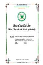 Cấu trúc dữ liệu và giải thuật   trình bày thuật toán sắp xếp radixsort   luận văn, đồ án, đề tài tốt nghiệp