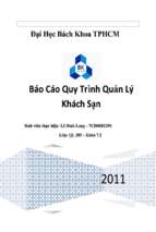 Báo cáo quy tr ình quản lý khách sạn   luận văn, đồ án, đề tài tốt nghiệp