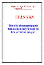 Luận văn tìm hiểu phương pháp phát hiện độ dịch chuyển trang tài liệu so với văn bản gốc   luận văn, đồ án, đề tài tốt nghiệp