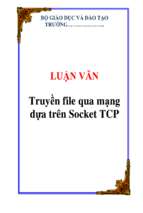 đồ án tìm hiểu lập trình socket tcp trong java và ứng dụng truyền file qua mạng   luận văn, đồ án, đề tài tốt nghiệp