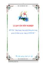 đề tài ứng dụng công nghệ hông tin trong quản lý nhân sự tại công ty intech   luận văn, đồ án, đề tài tốt nghiệp