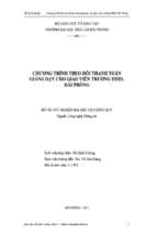 đồ án chương trình theo dõi thanh toán giảng dạy cho giáo viên trường đhdl hải phòng   luận văn, đồ án, đề tài tốt nghiệp