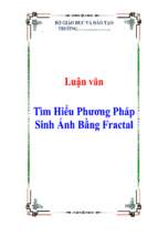 Luận văn tìm hiểu phương pháp sinh ảnh bằng fractal   luận văn, đồ án, đề tài tốt nghiệp