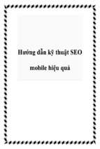 Hướng dẫn kỹ thuật seo mobile hiệu quả   luận văn, đồ án, đề tài tốt nghiệp