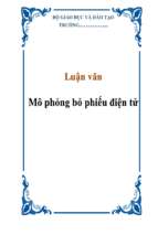 Luận văn mô phỏng bỏ phiếu điện tử   luận văn, đồ án, đề tài tốt nghiệp