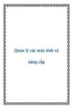 Quản lý các máy tính và nâng cấp   luận văn, đồ án, đề tài tốt nghiệp