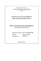 đồ án một số bài toán về an toàn thông tin trong giai đoạn kiểm phiếu điện tử   luận văn, đồ án, đề tài tốt nghiệp