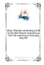 Phát triển một hệ thống s