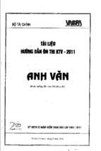 Tài liệu hướng dẫn ôn thi kiểm toán viên 2011 môn anh văn