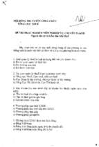 Bộ đề thi công chức thuế