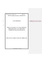 Nghiên cứu nồng độ lactat máu ở bệnh nhân nhiễm khuẩn nặng và sốc nhiễm khuẩn tại bệnh viện trung ương quân đội 108