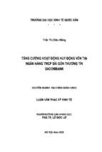 Luận văn tăng cường hoạt động huy động vốn tại ngân hàng thương mại cổ phần sài gòn thương tín sacombank, luận văn tốt nghiệp đại học, thạc sĩ, đồ án,tiểu luận tốt nghiệp
