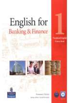 English for banking and finance coursebook 