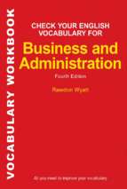 Check your english vocabulary for business and administration 