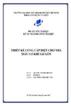 Thiết kế cung cấp điện cho nhà  máy cơ khí sài gòn