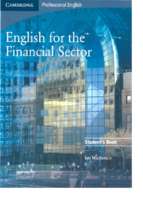 English for financial sector student book 