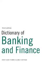 Dictionary of banking and finance 