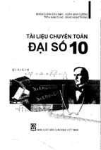 Tài liệu chuyên toán đại số 10 (tái bản lần thứ bảy) đoàn quỳnh (cb)